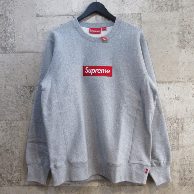 高価値 クルーネック ボックスロゴ 15AW シュプリーム - Supreme