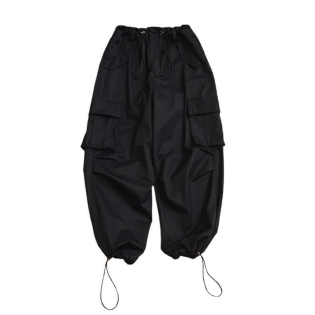 SUNSEA(サンシー)の最終値下げ VENTILE MILITARY PANTS (BLACK) メンズのパンツ(ワークパンツ/カーゴパンツ)の商品写真