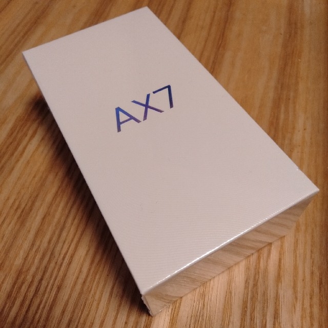 ANDROID(アンドロイド)のoppo AX7 ブルー 新品未開封 スマホ/家電/カメラのスマートフォン/携帯電話(スマートフォン本体)の商品写真