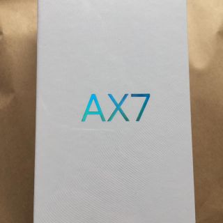 アンドロイド(ANDROID)の新品未開封 OPPO AX7  64GB ゴールド 即日発送(スマートフォン本体)