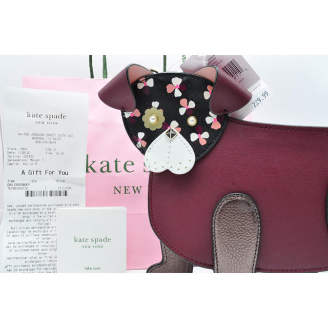 kate spade new york(ケイトスペードニューヨーク)の☆ケイトスペード ショルダーバッグ☆新品☆ショップバッグ付☆チワワ ポピー☆ レディースのバッグ(ショルダーバッグ)の商品写真