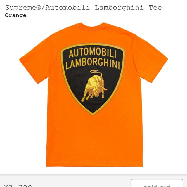 メンズSupreme Lamborghini Tシャツ　S
