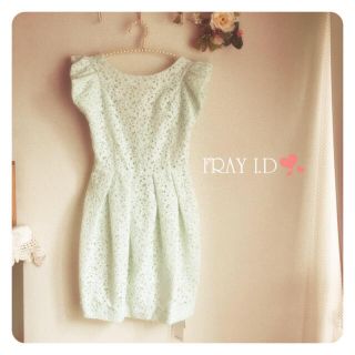 フレイアイディー(FRAY I.D)のレースコクーンワンピース♡(ミニワンピース)