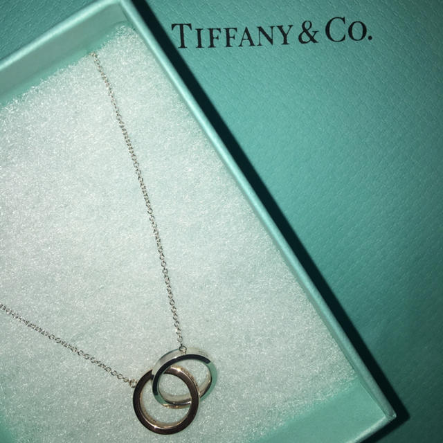 Tiffany & Co. - ティファニー ダブルリング ネックレスの通販 Tiffany & Co. - ティファニー ダブルリング ネックレスの通販