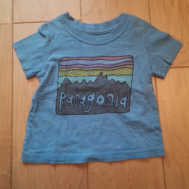 patagonia(パタゴニア)の専用品　パタゴニアロゴTシャツ6M キッズ/ベビー/マタニティのベビー服(~85cm)(Ｔシャツ)の商品写真