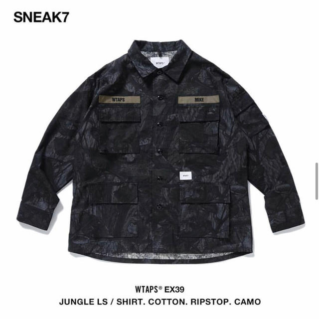 JUNGLE LS SHIRT WTAPS NEIGHBORHOOD BLACK