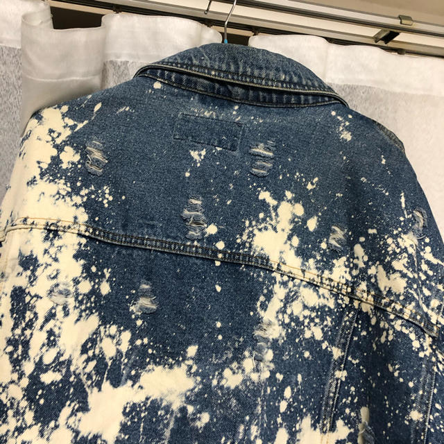 Wrangler(ラングラー)のwrangler ケミカルウォシュレュ　デニムジャケット　gジャン メンズのジャケット/アウター(Gジャン/デニムジャケット)の商品写真