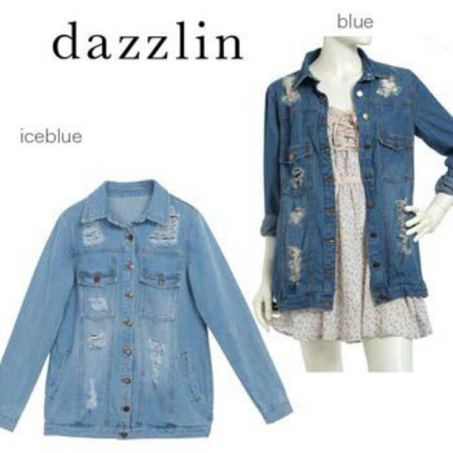 dazzlin(ダズリン)のdazzlin⇒ハｰドクラッシュＧジャン レディースのジャケット/アウター(Gジャン/デニムジャケット)の商品写真