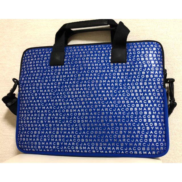 MARC BY MARC JACOBS(マークバイマークジェイコブス)のMARC BY MARC JACOBS ☆ 新品未使用 ロゴ総柄 PC バッグ メンズのバッグ(ビジネスバッグ)の商品写真