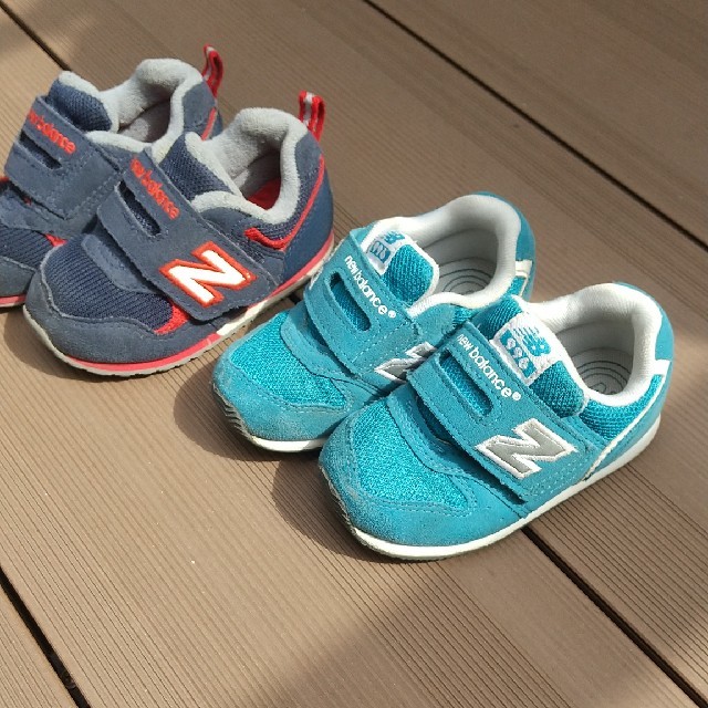 New Balance(ニューバランス)のnew balance スニーカー ２足セット 14cm キッズ/ベビー/マタニティのベビー靴/シューズ(~14cm)(スニーカー)の商品写真