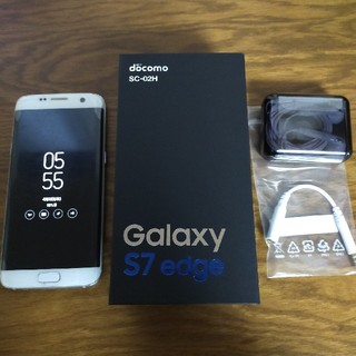 ギャラクシー(Galaxy)のGalaxy S7 Edge SIMロック解除済(スマートフォン本体)