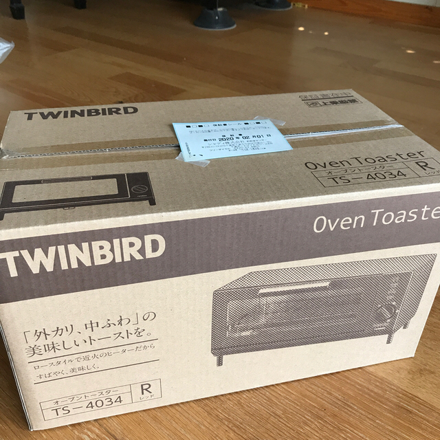 TWINBIRD(ツインバード)の【新品未使用】オーブントースター スマホ/家電/カメラの調理家電(調理機器)の商品写真