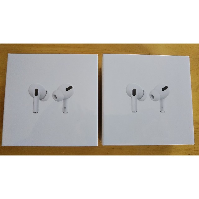 2台セット Apple AirPods Pro MWP22J/A 購入証明書付