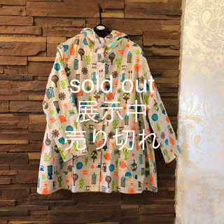 柄のスプリングコート　sold out☆(スプリングコート)