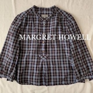 マーガレットハウエル(MARGARET HOWELL)のMARGRET HOWELL マーガレットハウエル  チェックコットンシャツ(シャツ/ブラウス(長袖/七分))