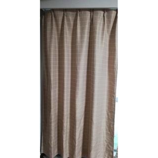 遮光カーテン　1枚　ベージュ（茶）150cm×200cm(カーテン)