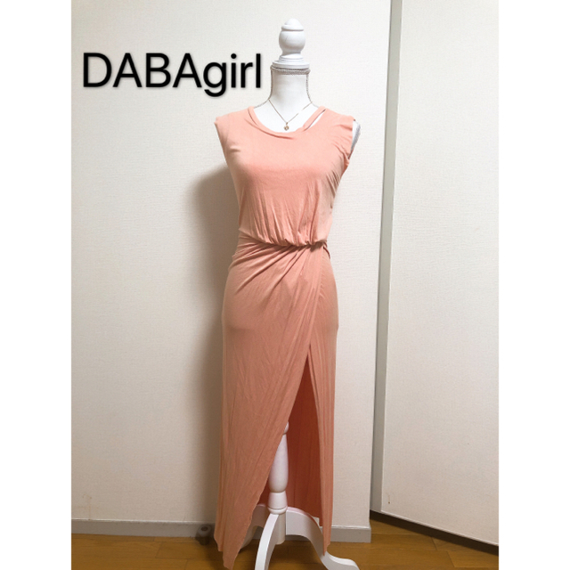 DABAgirl(ダバガール)のDABAgirl ユニックカットロングワンピース レディースのワンピース(ロングワンピース/マキシワンピース)の商品写真