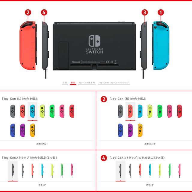 Nintendo Switch カスタム ネオン 新型 Customize