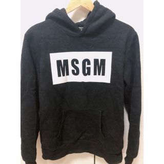 エムエスジイエム(MSGM)のmsgm パーカー フーディー ブラック (パーカー)