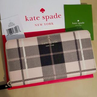 ケイトスペードニューヨーク(kate spade new york)のケイトスペード♠︎長財布 アイボリー(財布)