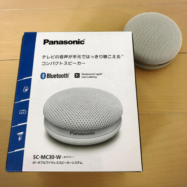 Panasonic(パナソニック)のたか様専用☆Panasonicのポータブルワイヤレススピーカー スマホ/家電/カメラのオーディオ機器(スピーカー)の商品写真