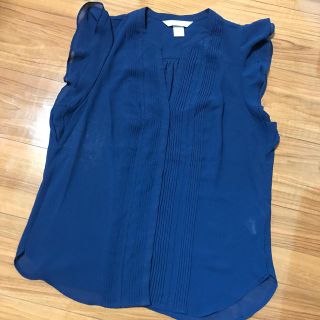 エイチアンドエム(H&M)のH&Mノースリーブシャツ(シャツ/ブラウス(半袖/袖なし))