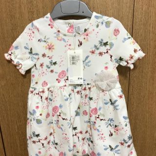 プチバトー(PETIT BATEAU)のプチバトー　ワンピース⭐︎74cm新品(ワンピース)