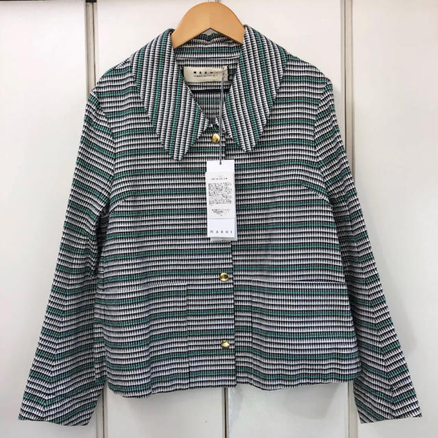 新品！MARNI 13SS 立体袖 コットン ジャケット(40)レディース