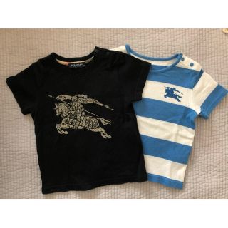 バーバリー(BURBERRY)のBurberry tシャツ　二点まとめ販売　80(Ｔシャツ)