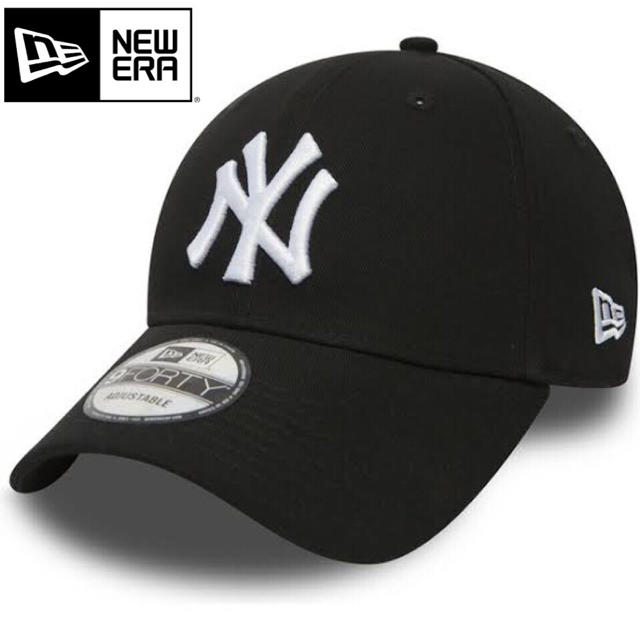 NEW ERA(ニューエラー)のニューエラ キャップ NY ヤンキース ブラック 黒 メンズの帽子(キャップ)の商品写真