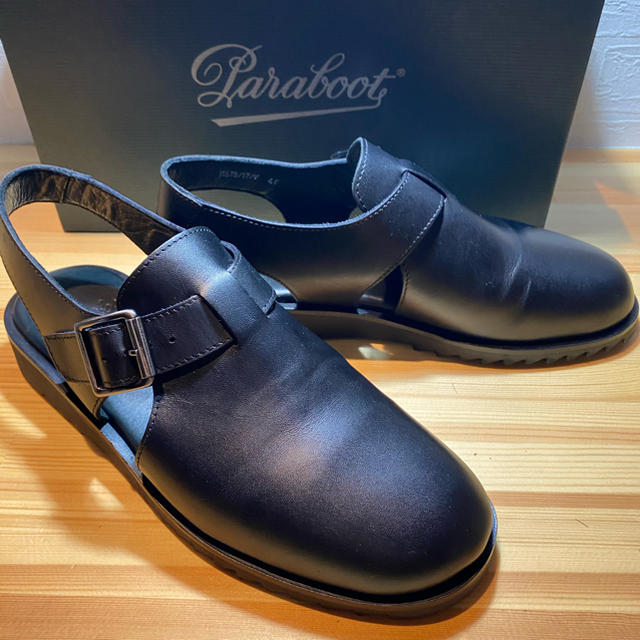 Paraboot(パラブーツ)の本日限定 パラブーツ アドリアティック 40 屋内試着のみ ブラック メンズの靴/シューズ(サンダル)の商品写真