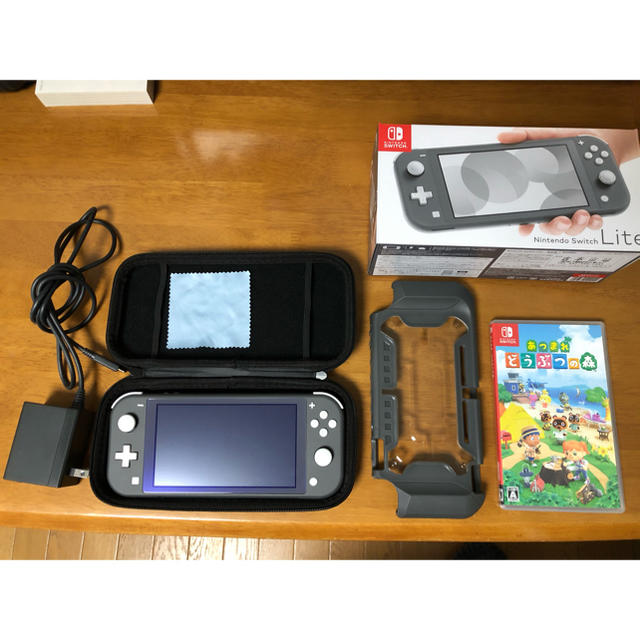 NINTENDO switch lite グレー+あつまれどうぶつの森 NINTENDO switch lite グレー+あつまれどうぶつの森