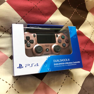 PS4 コントローラー ローズ ゴールド 保証付き(その他)