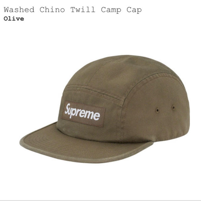 supreme Washed Chino Twill Camp Cap - キャップ