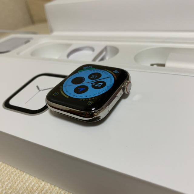 時計アップルウォッチ  series4 ステンレス　44mm 美品