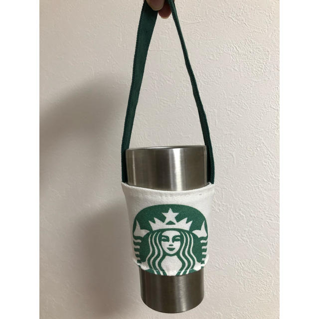 Starbucks Coffee(スターバックスコーヒー)のスタバ　ドリンクホルダー　白 レディースのバッグ(トートバッグ)の商品写真