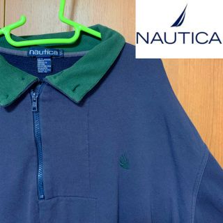 ノーティカ(NAUTICA)の【古着】ノーティカ　ハーフジップスウェット　(スウェット)