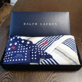 ポロラルフローレン(POLO RALPH LAUREN)のラルフローレン　フェイスタオル&ハンカチセット(ハンカチ)