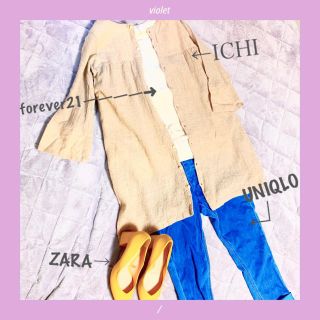 ザラ(ZARA)のICHI ワンピース 羽織(カーディガン)