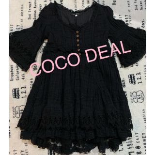 ココディール(COCO DEAL)のCOCO DEAL ミニワンピ　M(ミニワンピース)