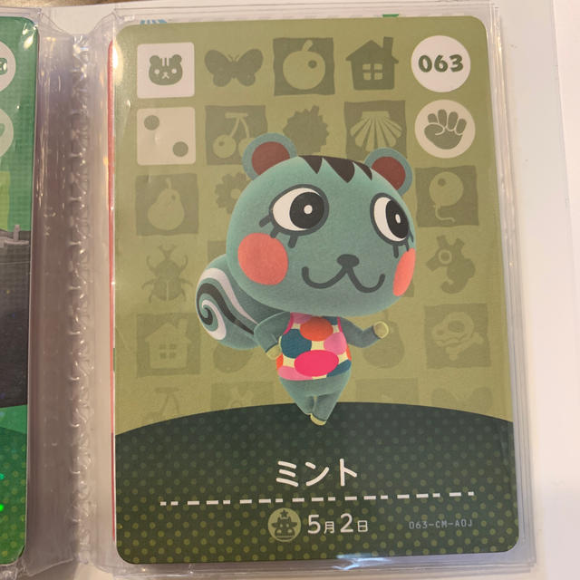 どうぶつの森　amiiboカード　ミント エンタメ/ホビーのアニメグッズ(カード)の商品写真