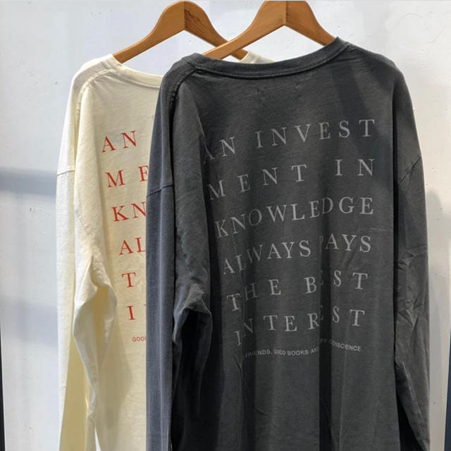 TODAYFUL(トゥデイフル)のTODAYFUL Backprint Long T-Shirts レディースのトップス(Tシャツ(長袖/七分))の商品写真