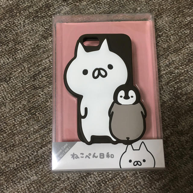 ねこぺん日和 iphoneケース スマホ/家電/カメラのスマホアクセサリー(iPhoneケース)の商品写真