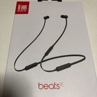 ビーツバイドクタードレ(Beats by Dr Dre)のbeatsX ブラック　美品(ヘッドフォン/イヤフォン)