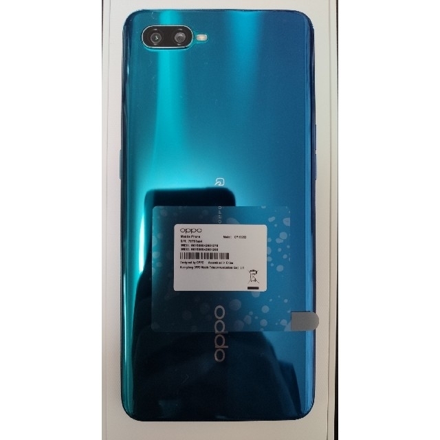 【美品】OPPO Reno A  6GB/64GB  ブルー  SIMフリー 1