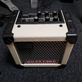 ローランド(Roland)のRoland Micro CUBE ポータブルギターアンプ 乾電池駆動可能(ギターアンプ)