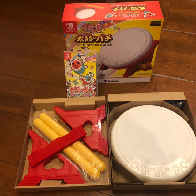 太鼓の達人 switch 太鼓とバチ ソフト セット 太鼓の達人 switch 太鼓とバチ ソフト セット