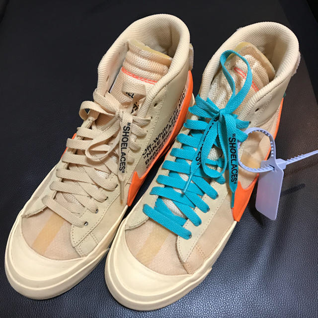 スニーカーnike off-white blazer mid 27cm US9 極美品