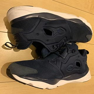 リーボック(Reebok)のreebok FURYLITE ローカットスニーカー　ネイビー　V68765(スニーカー)