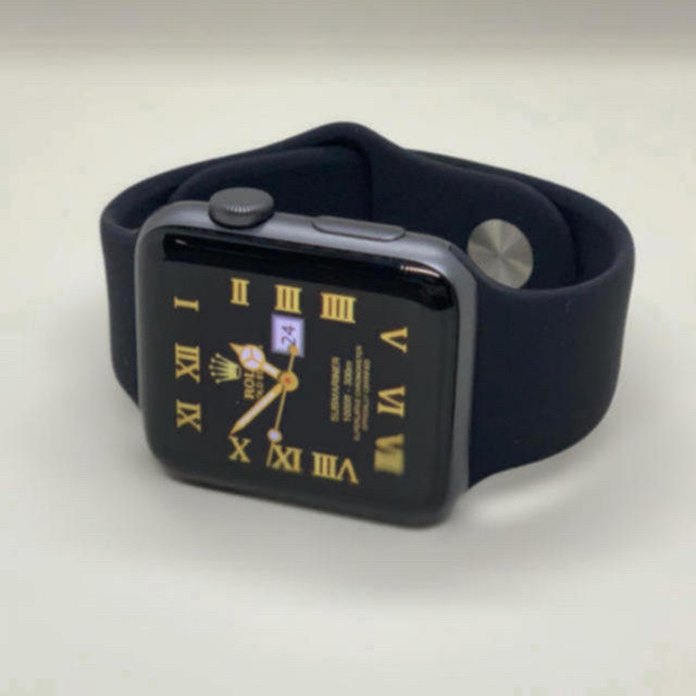 Apple Watch(アップルウォッチ)の【Applewatch】アップルウォッチ3 GPS42mm スペースグレー メンズの時計(腕時計(デジタル))の商品写真